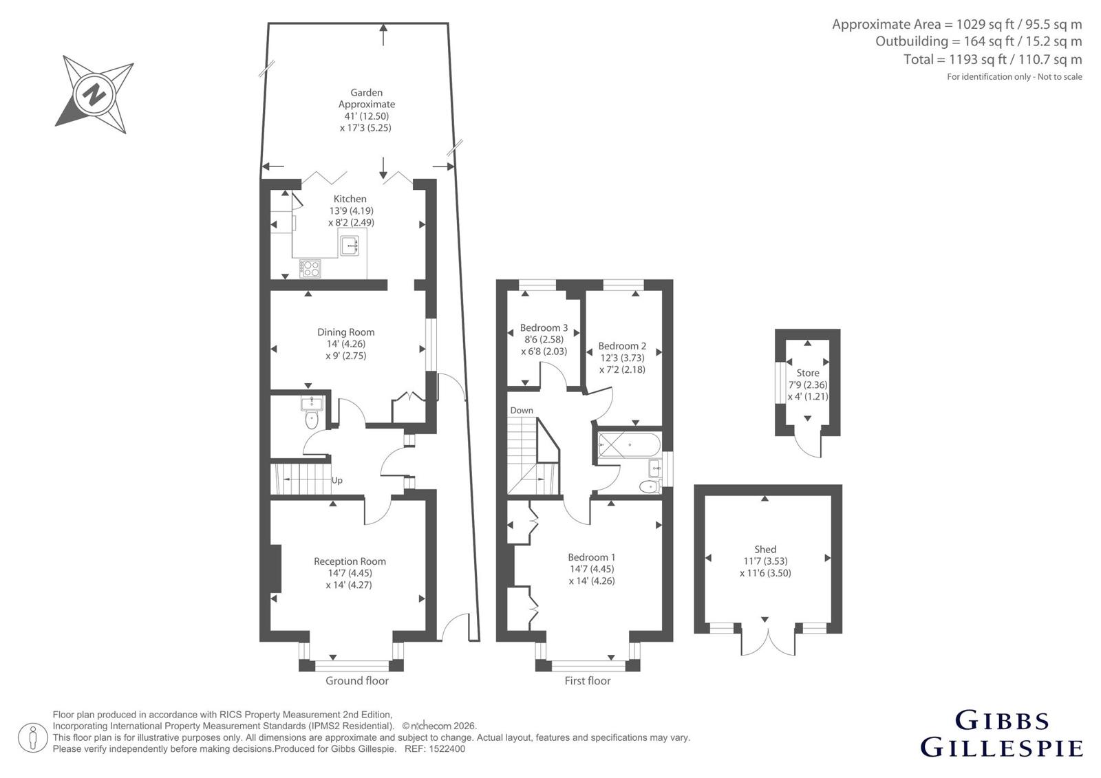 10, Northwood Road, Uxbridge floorplan