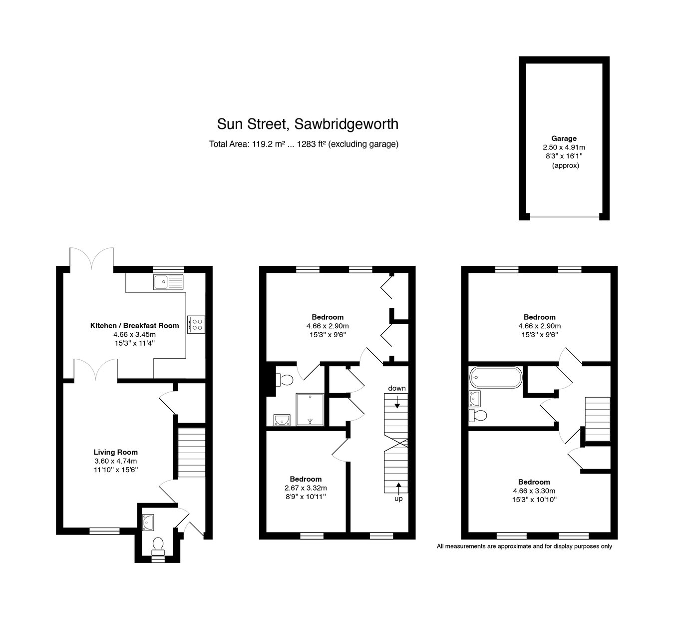 25, Sun Street, Sawbridgeworth floorplan