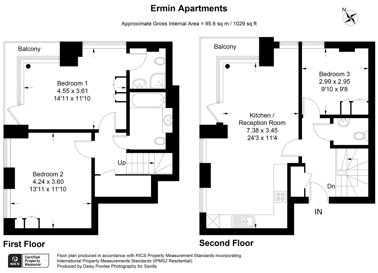 Flat 5 Ermin Apartments, 18, Friend Street, London floorplan