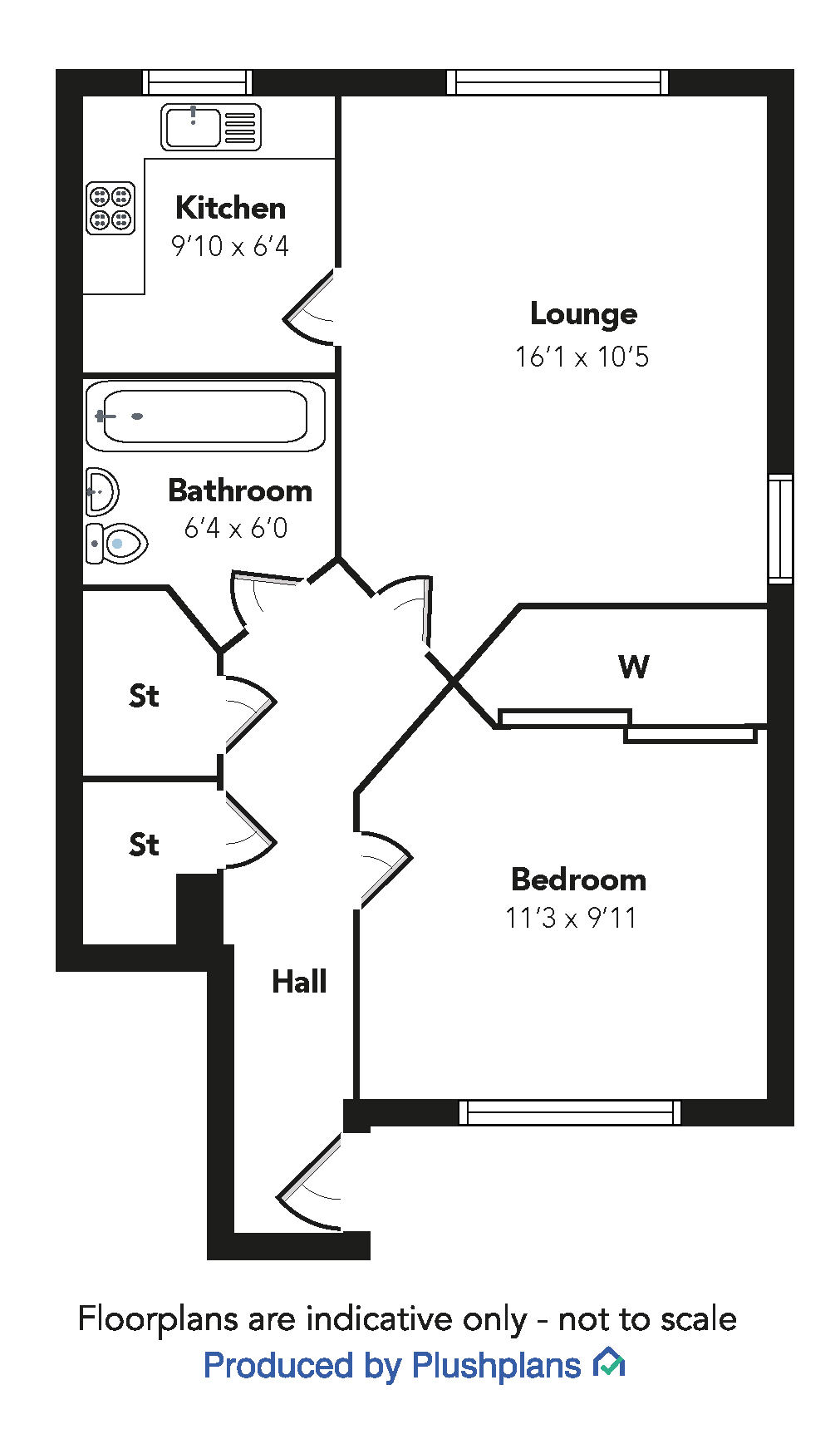 8 Spateston Road, Johnstone PA5, 1 bedroom flat for sale 66953865
