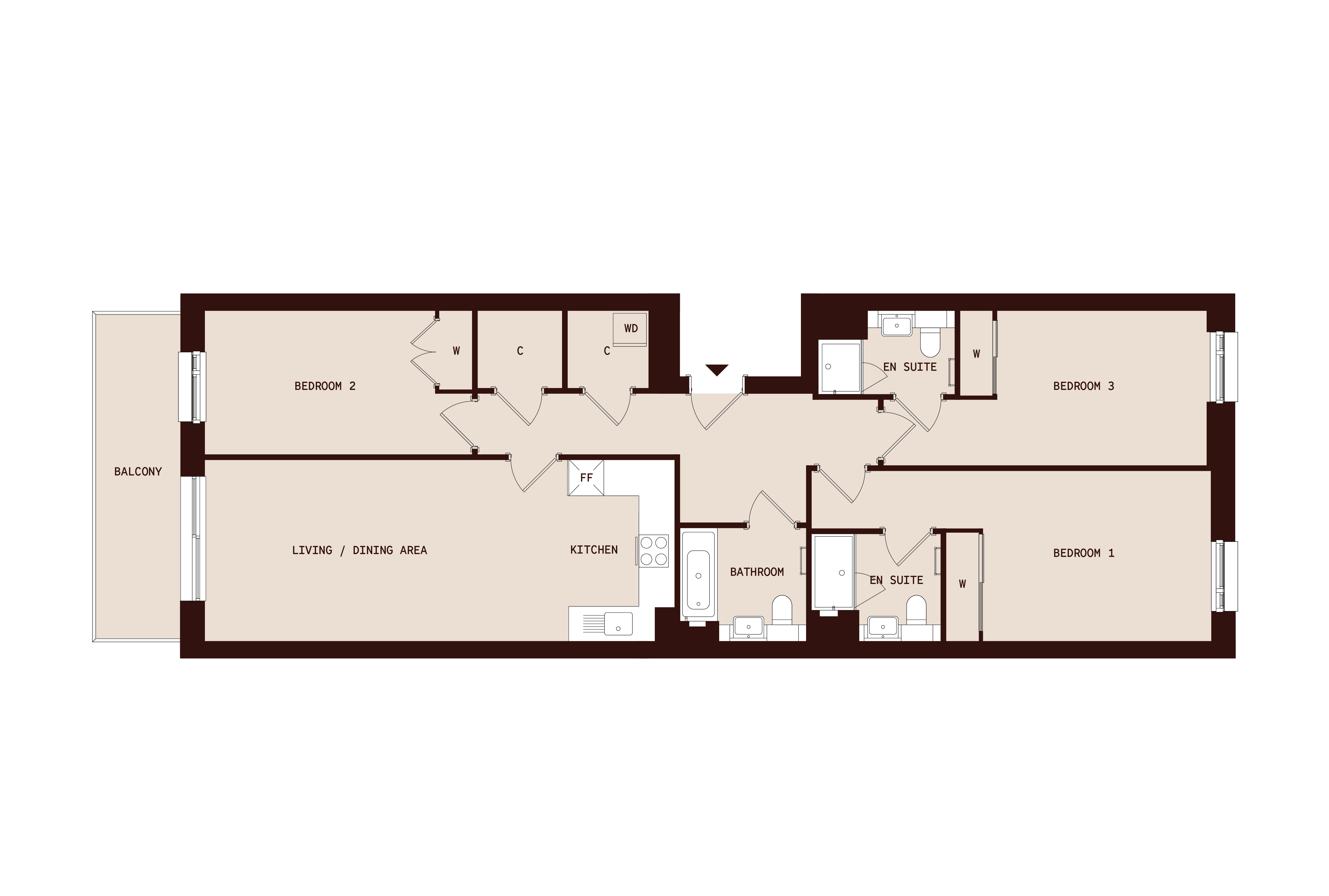 19 Beaufort Square, Colindale floorplan