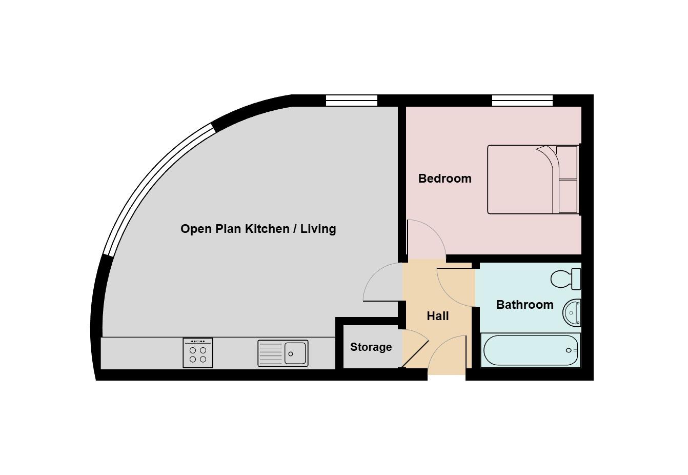 Flat 5, 10, Cranwell Road, Weston-Super-Mare floorplan