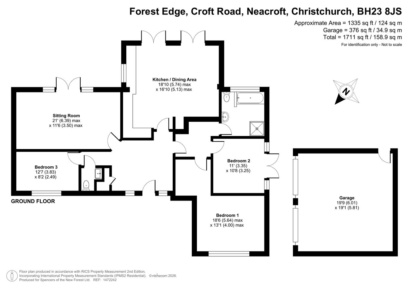 Forest Edge, Croft Road, Christchurch floorplan