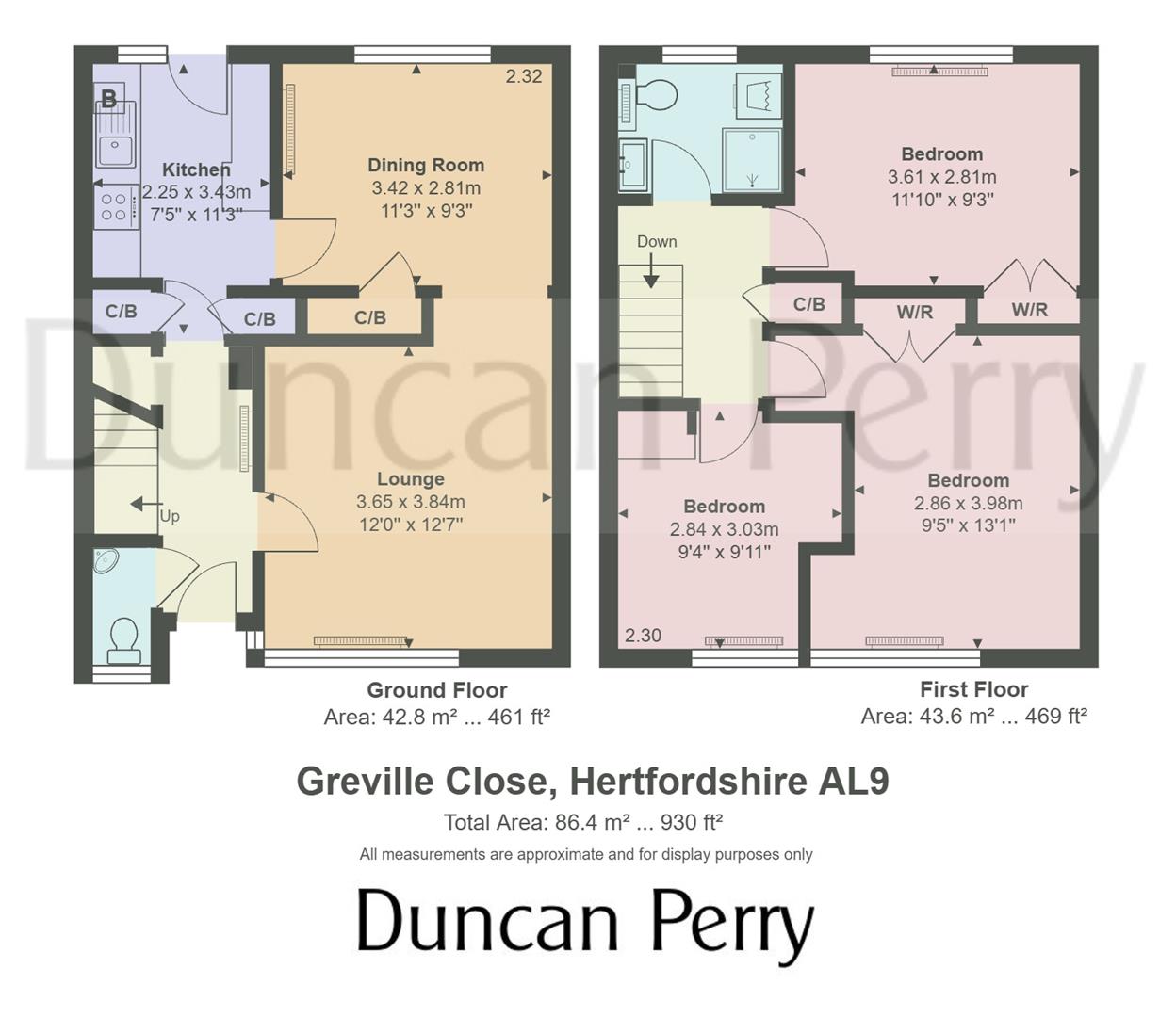 Greville Close, Herts floorplan