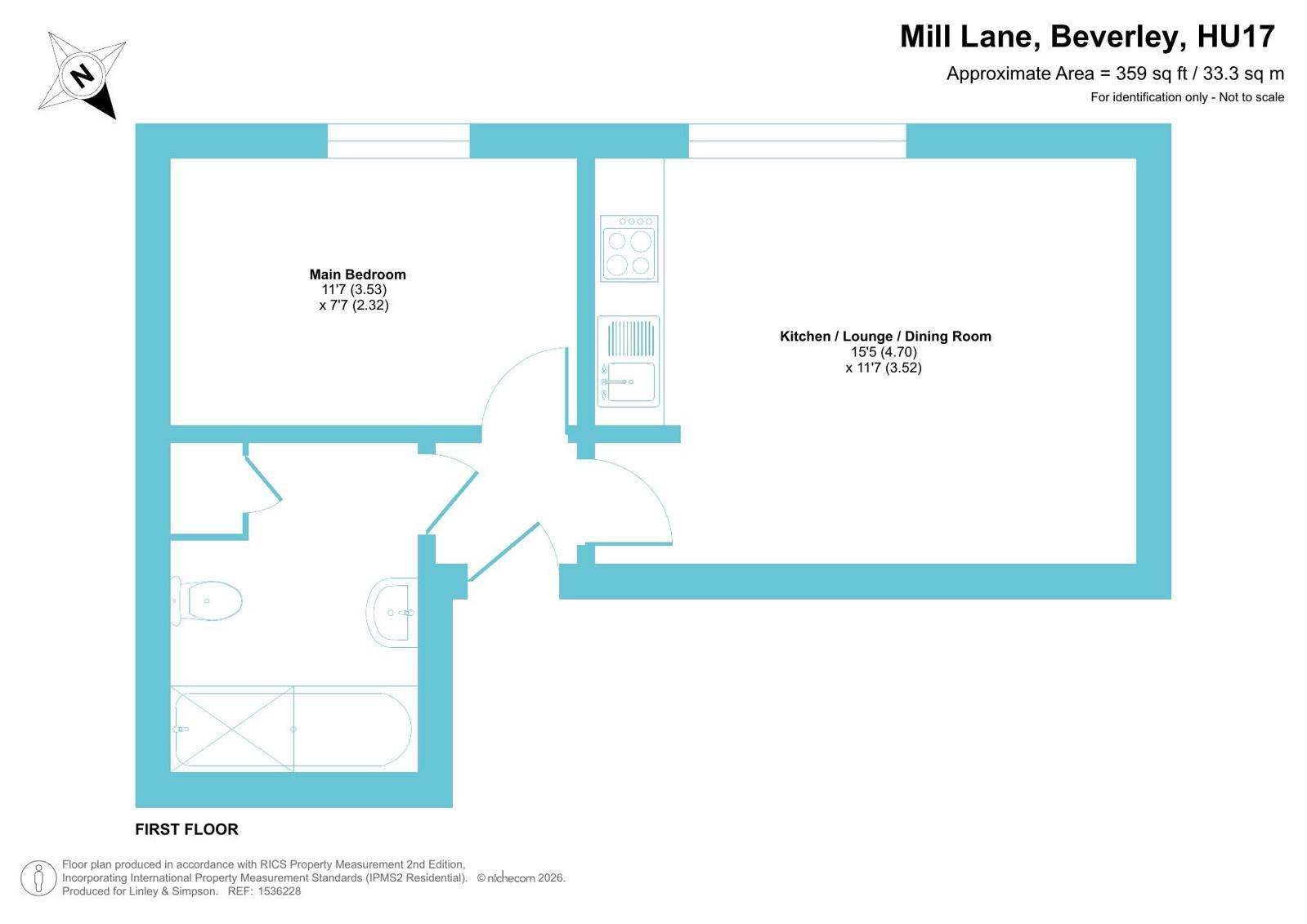 Mill Lane, Beverley floorplan