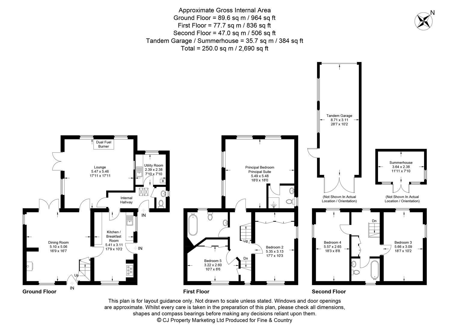 1, Church Lane, Lathbury floorplan