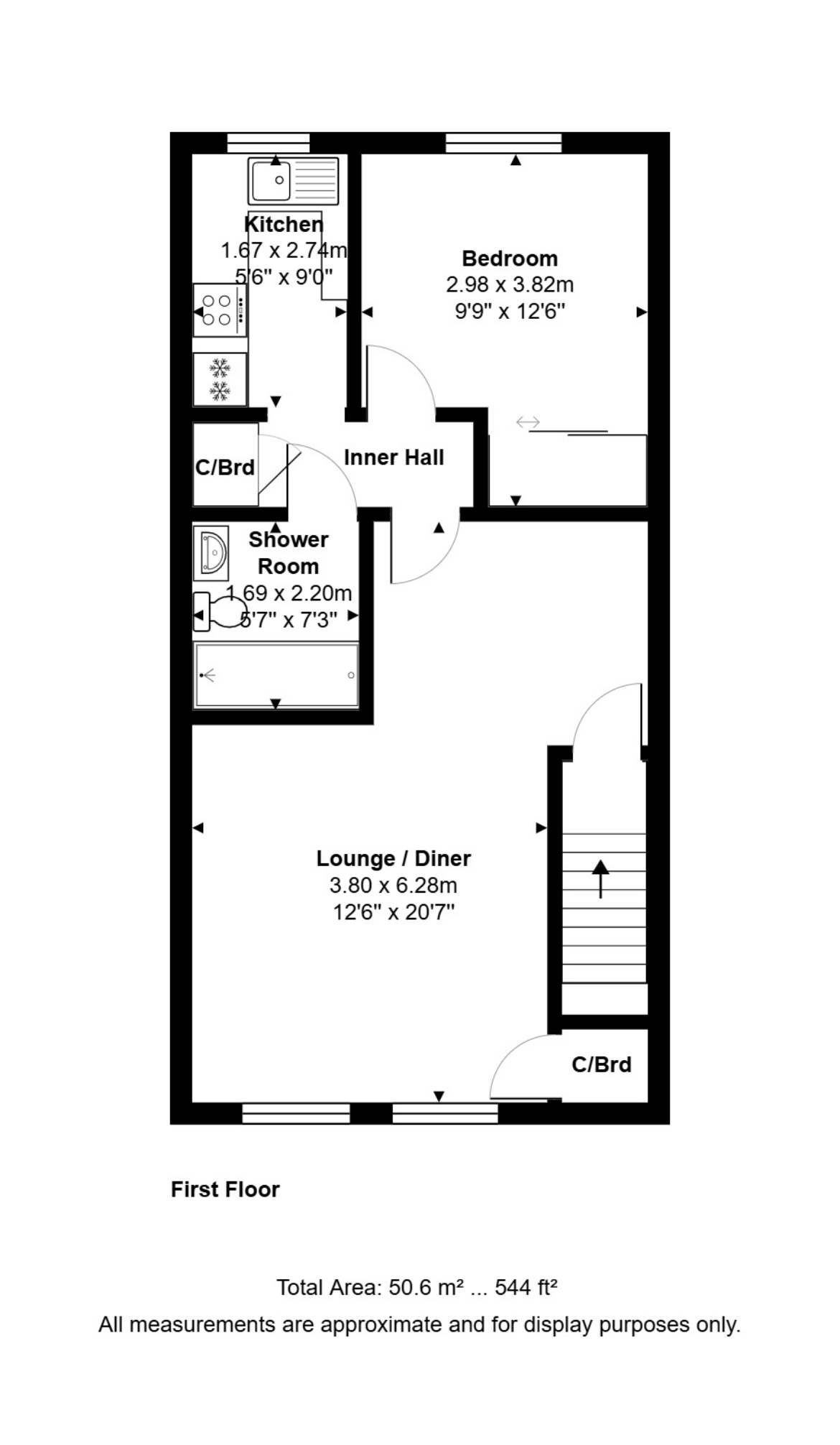 Flat 43, Berryscroft Court,, Berryscroft Road, Surrey floorplan
