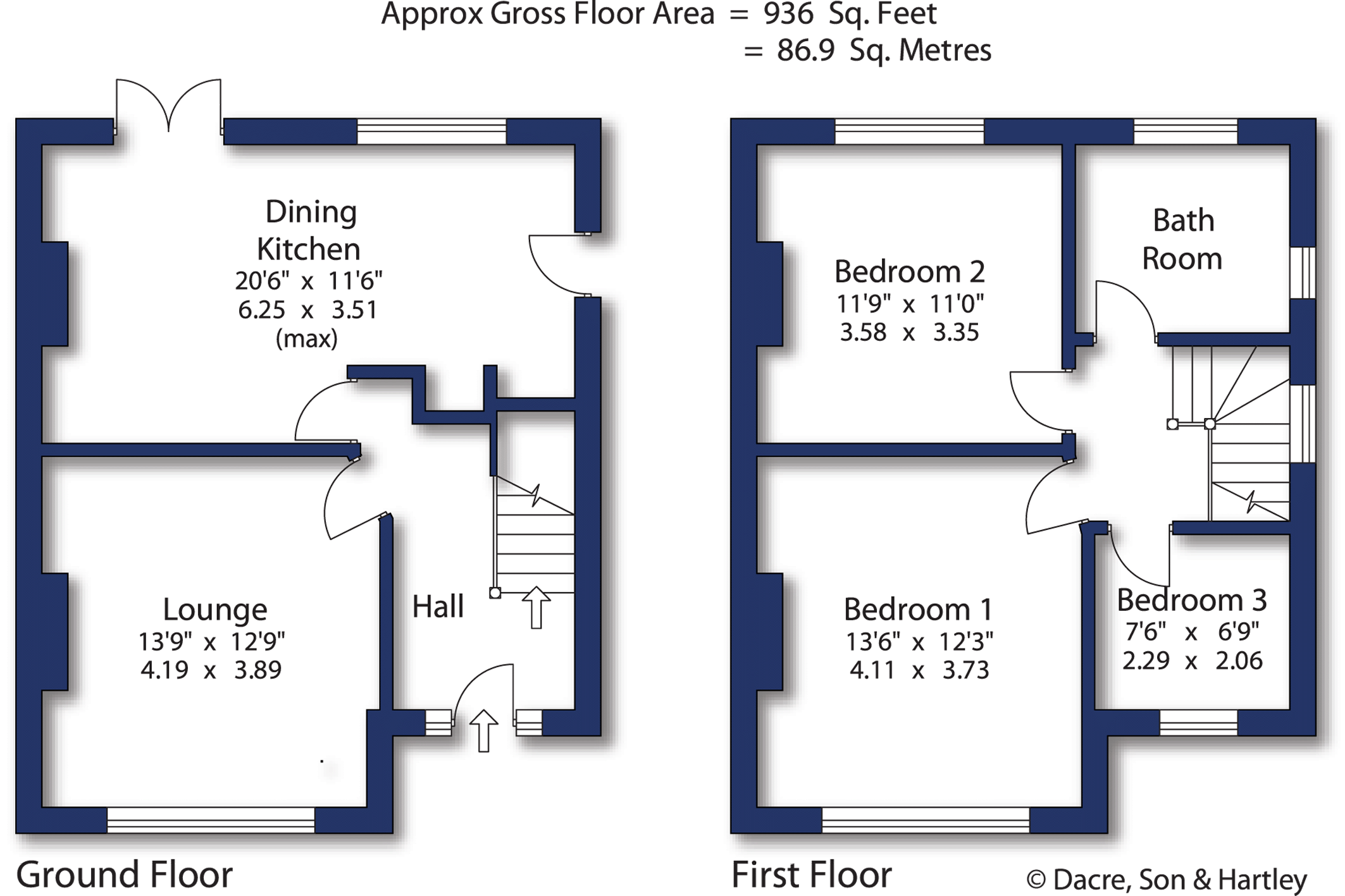 158, King Lane, West Yorkshire floorplan