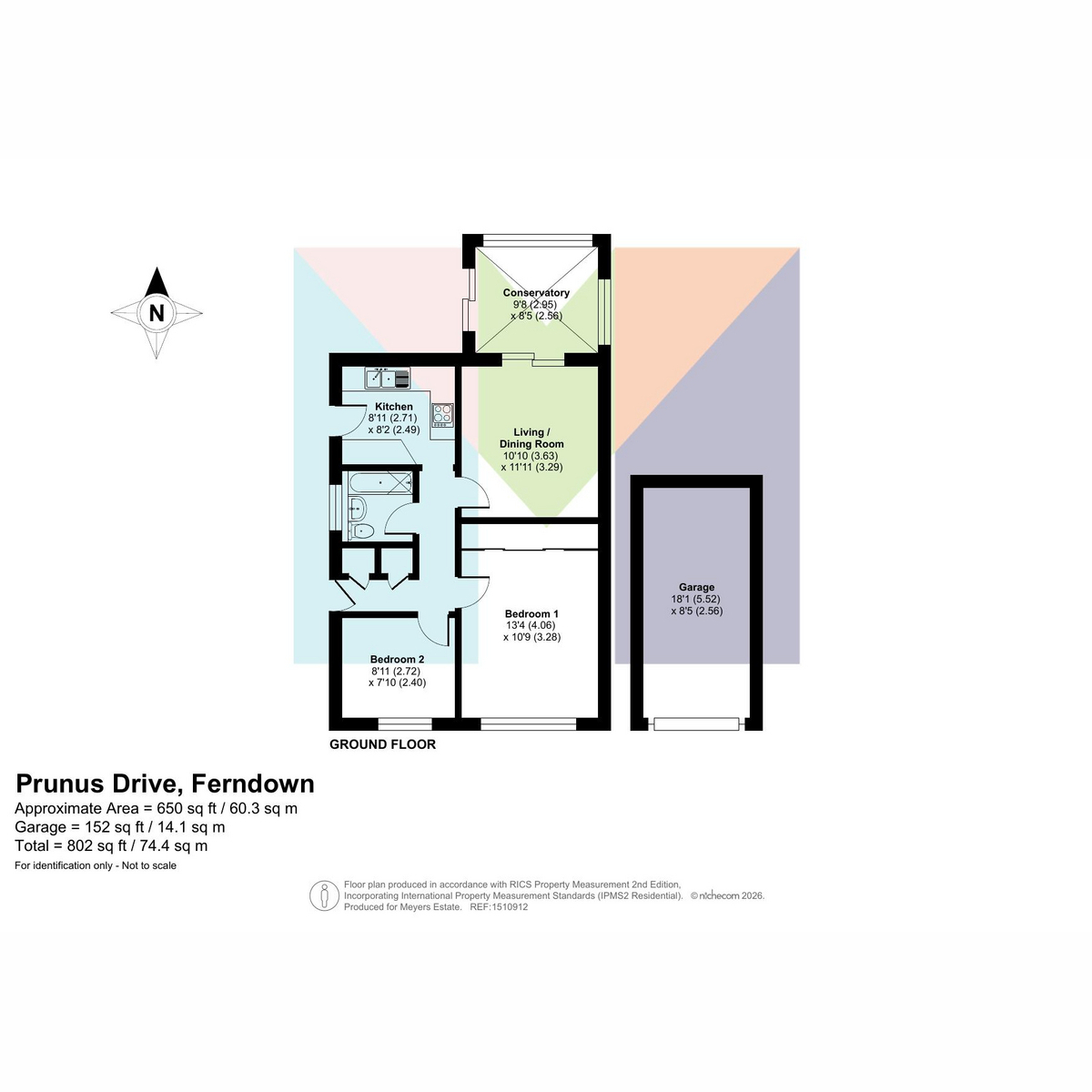 14, Prunus Drive, Ferndown floorplan