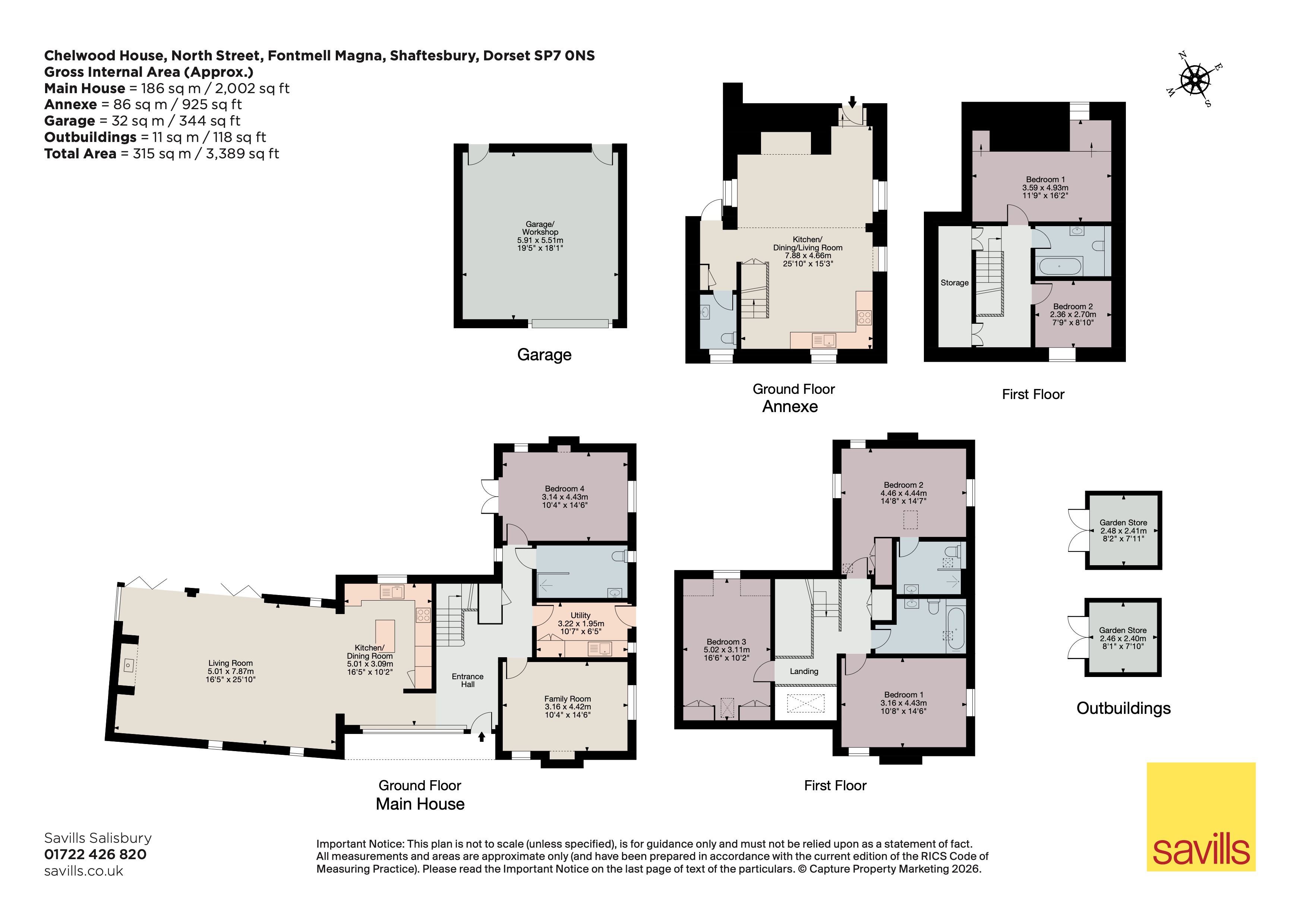 Chelwood House,, North Street, Shaftesbury floorplan