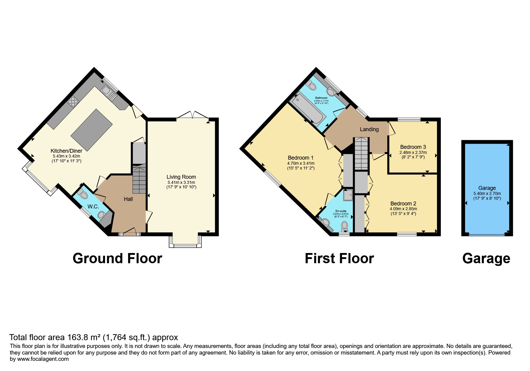 5, Claudius Road, North Hykeham floorplan