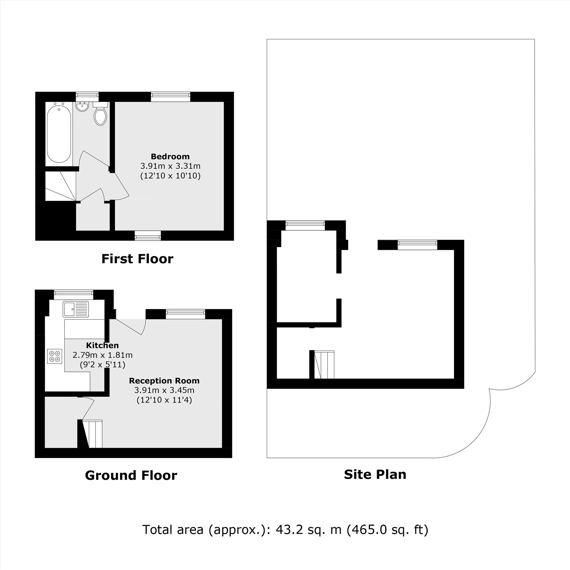 1, Coopers Close, London floorplan