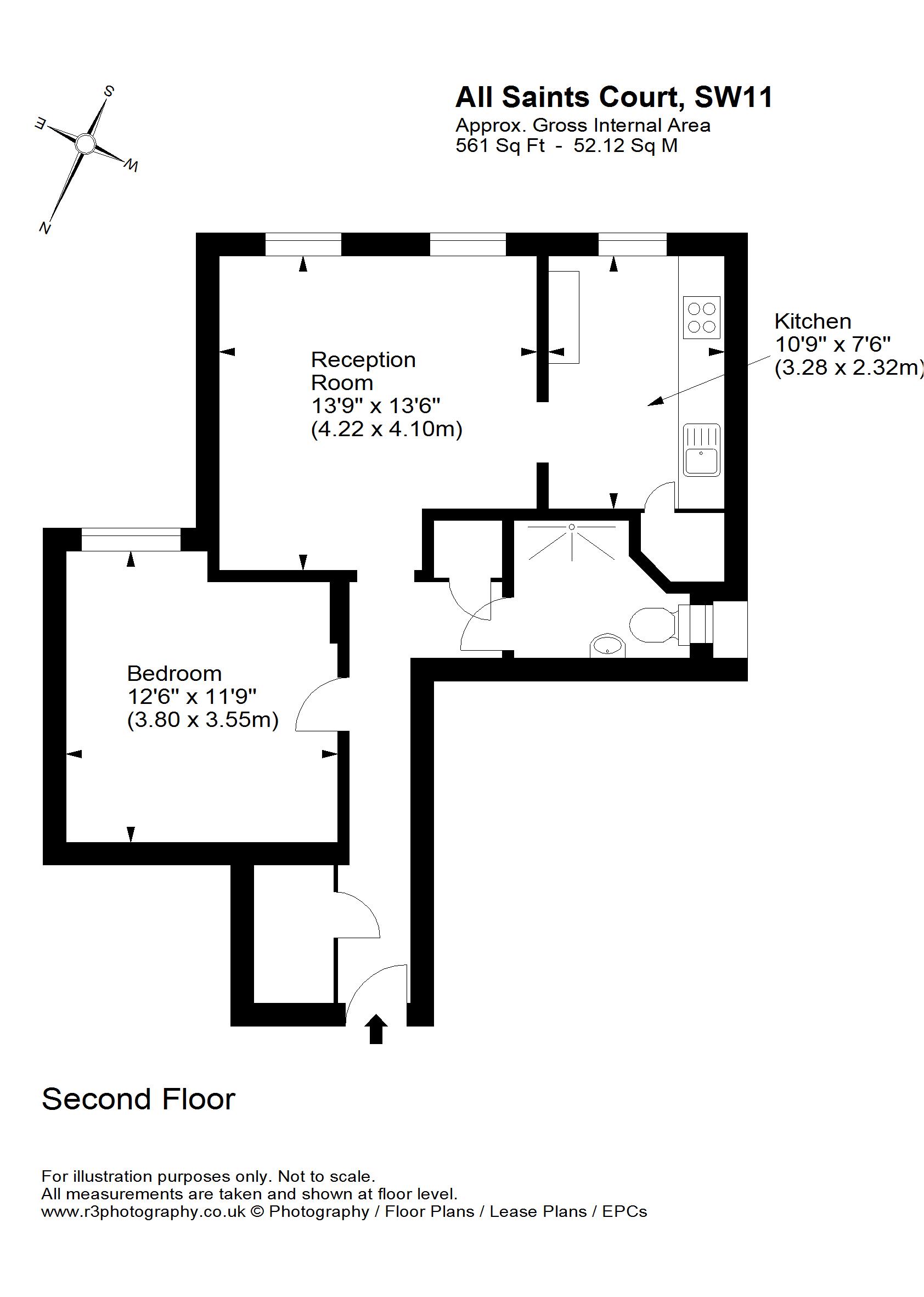 Prince of Wales Drive, London floorplan