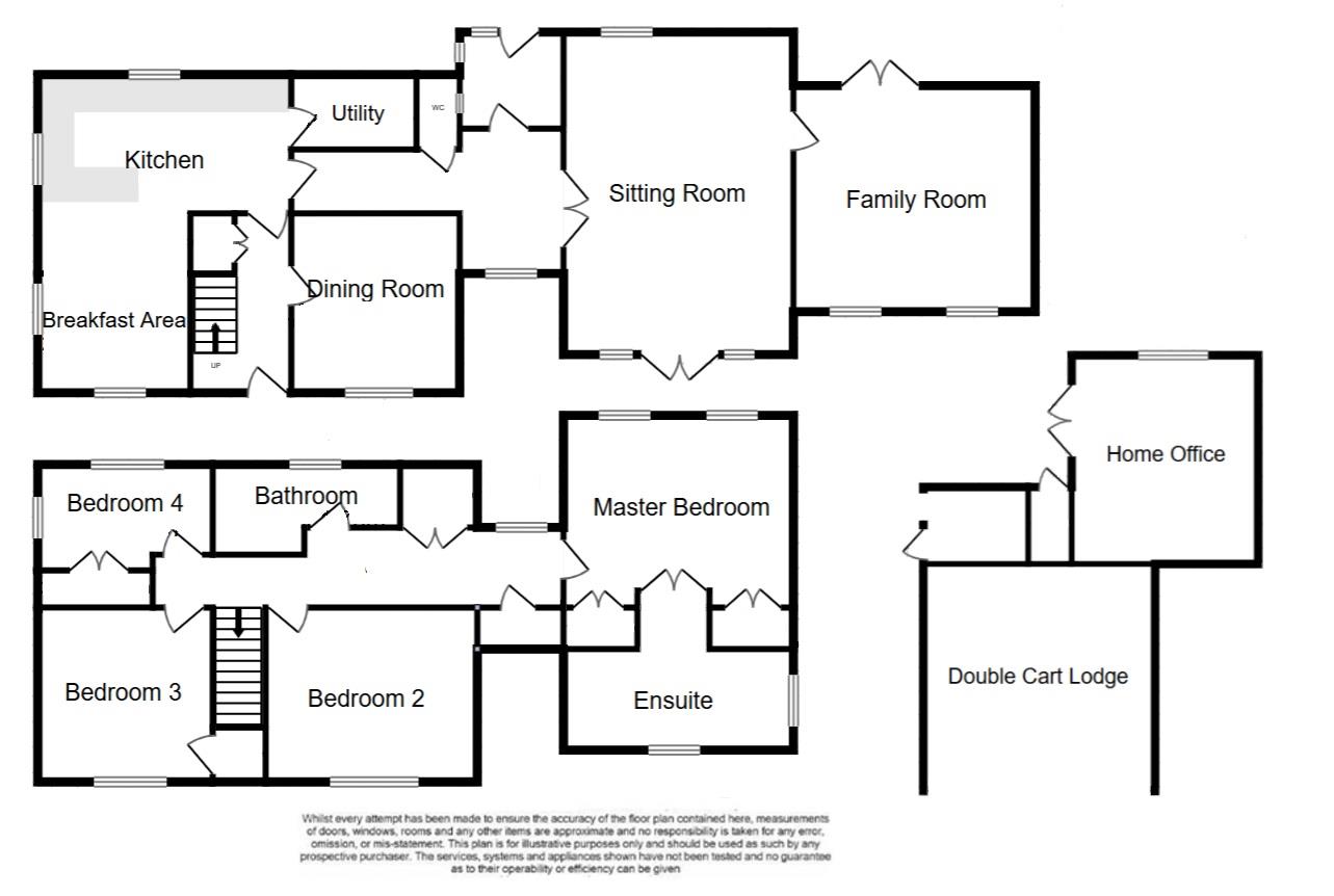 The Farmhouse, Latchford Farm, Nr Standon floorplan