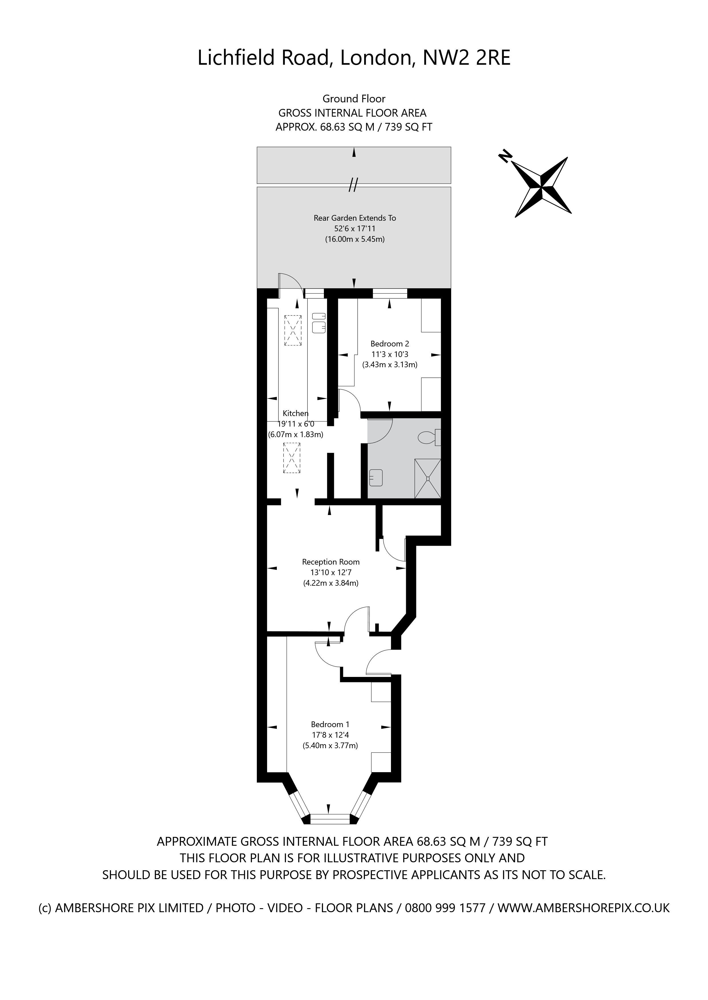 1,16, Lichfield Road, London floorplan