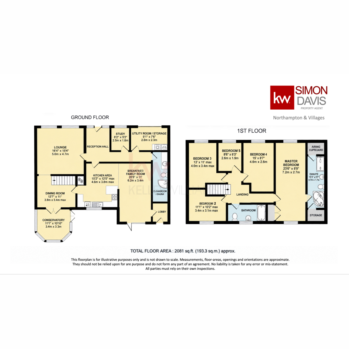 1, Baunhill Close, Northampton, Northamptonshire floorplan