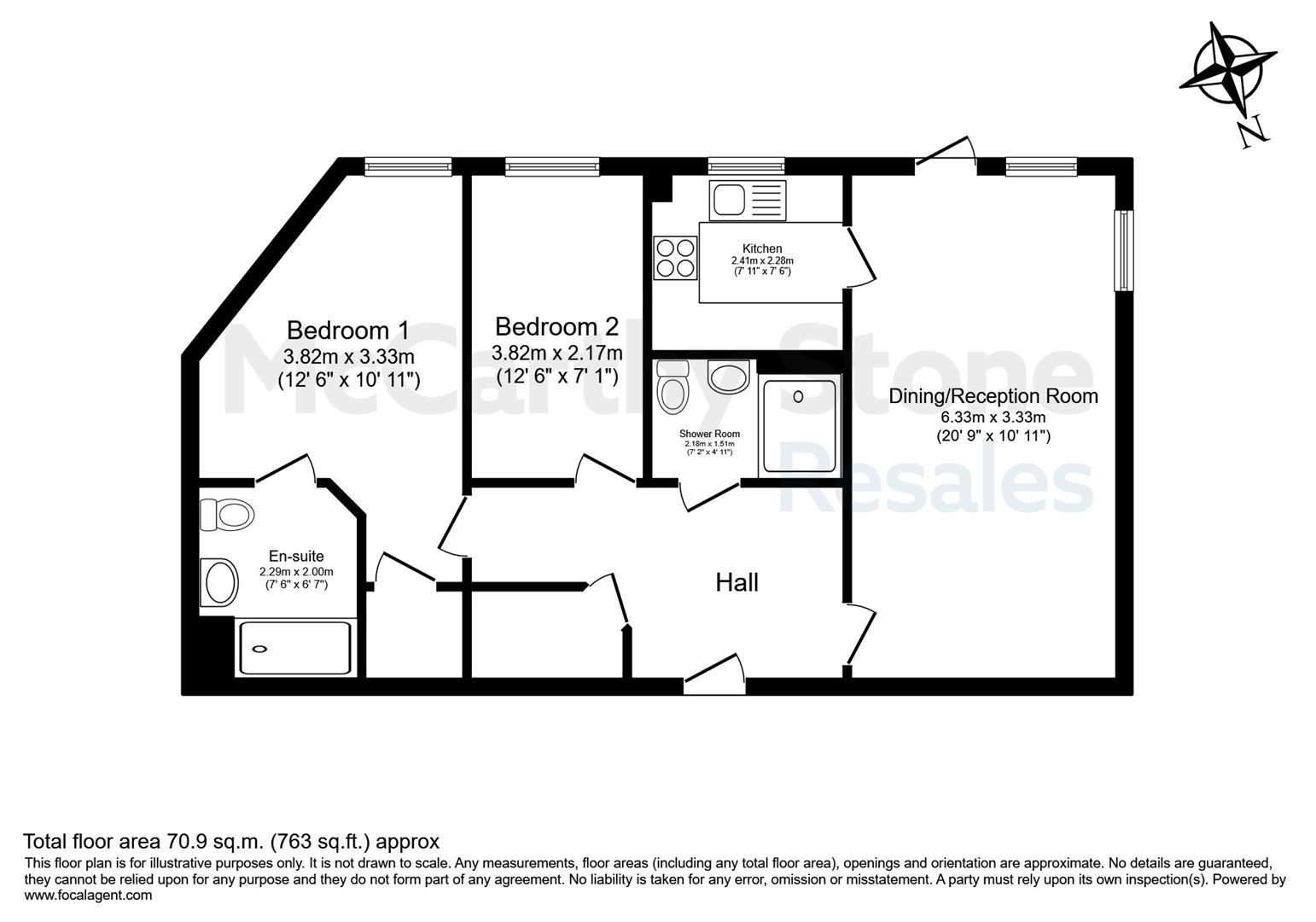 3 Samuel House, 1b Westpole Avenue, Barnet floorplan