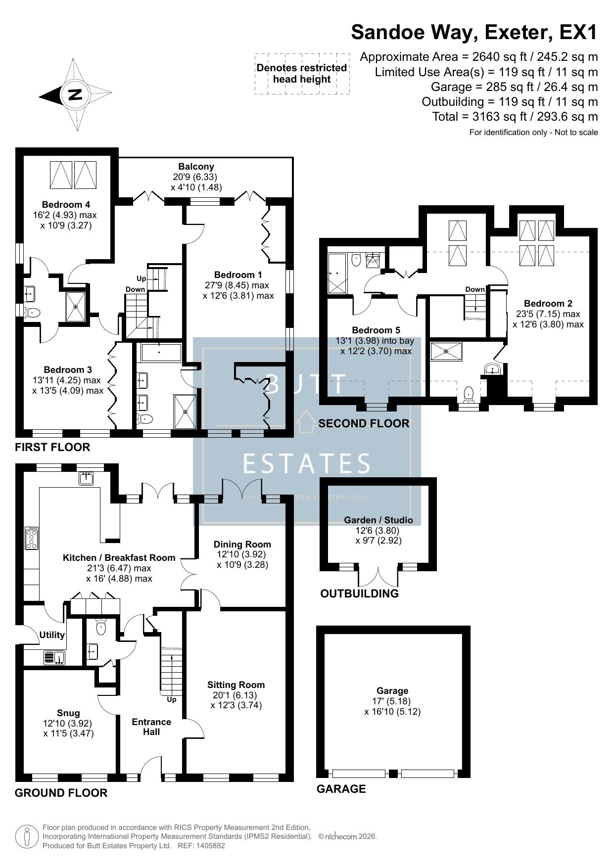 20 Sandoe Way, Exeter floorplan