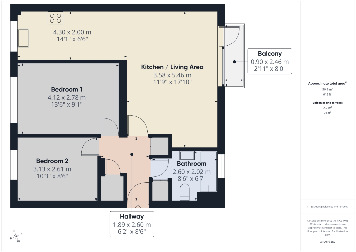 4, Abbeydale Court Ladies Spring Drive, Sheffield floorplan