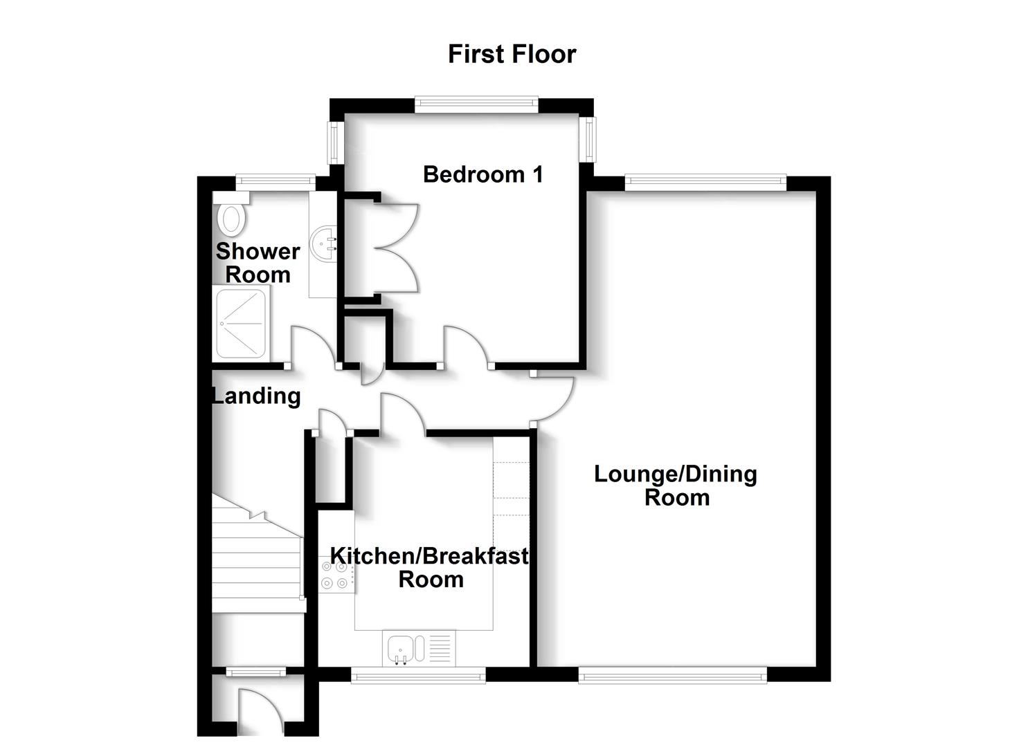 1 Bedrooms Flat for sale in Premier Court, Grantham NG31