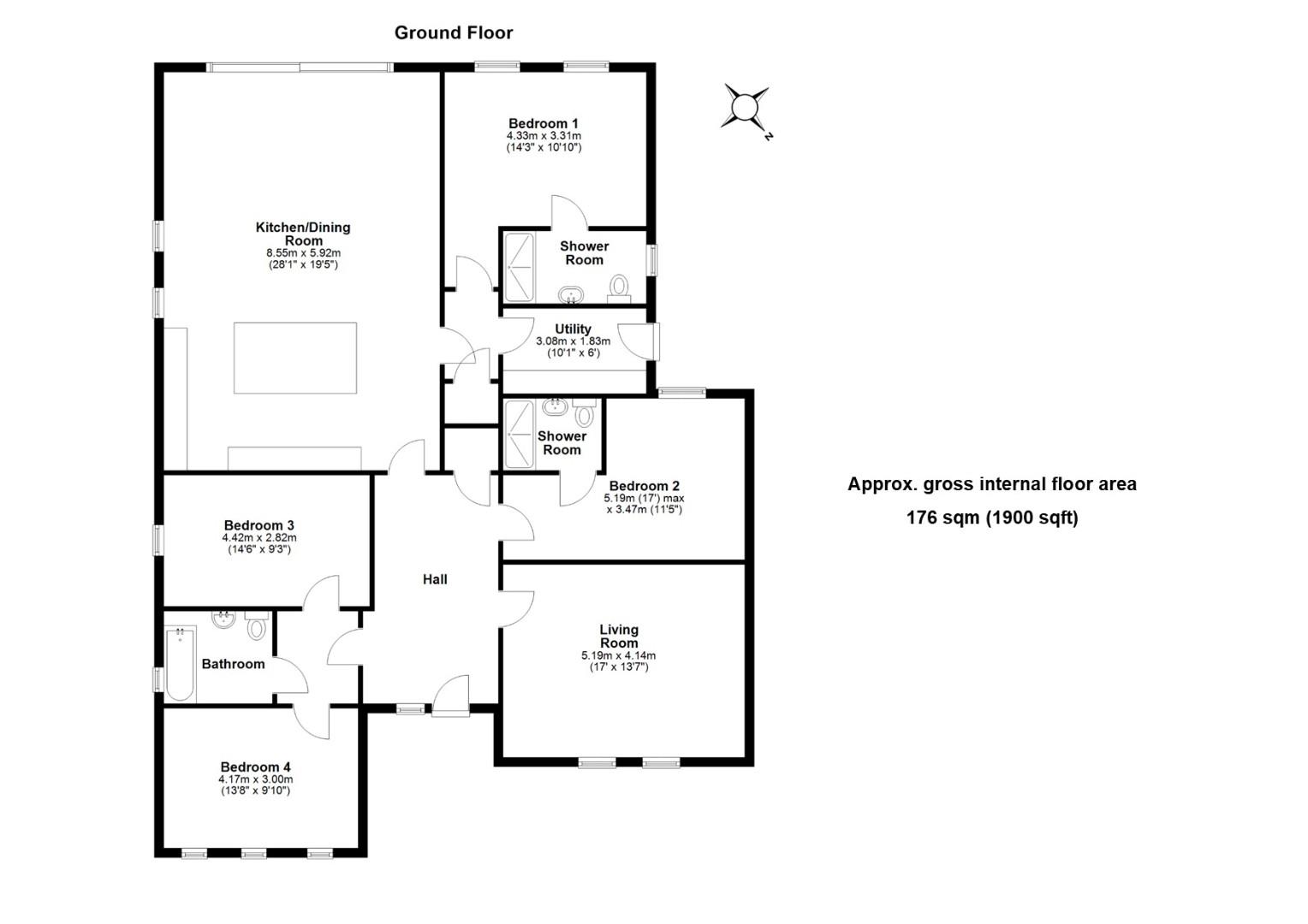 14, Leetes Lane, Little Eversden, Cambridge floorplan