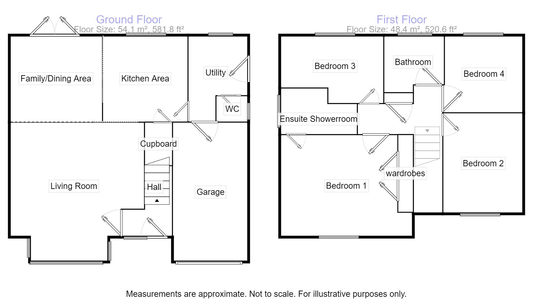 Lavender Walk, Evesham WR11, 4 bedroom detached house for sale
