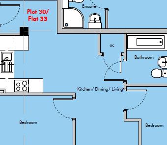 33 Ascot House, Lynch Wood, PETERBOROUGH floorplan