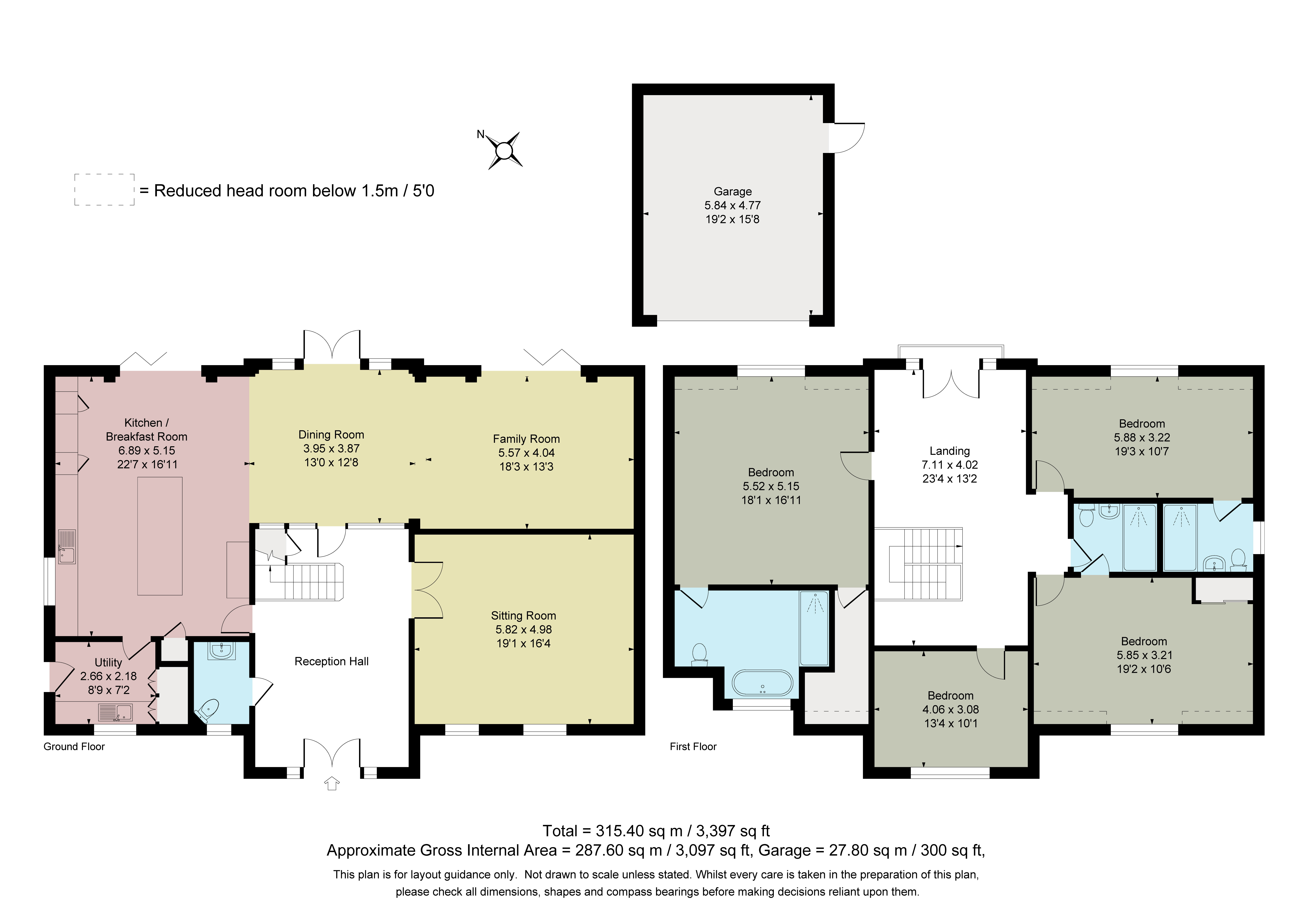 Seren House,, Sandy Lane, Farnham floorplan