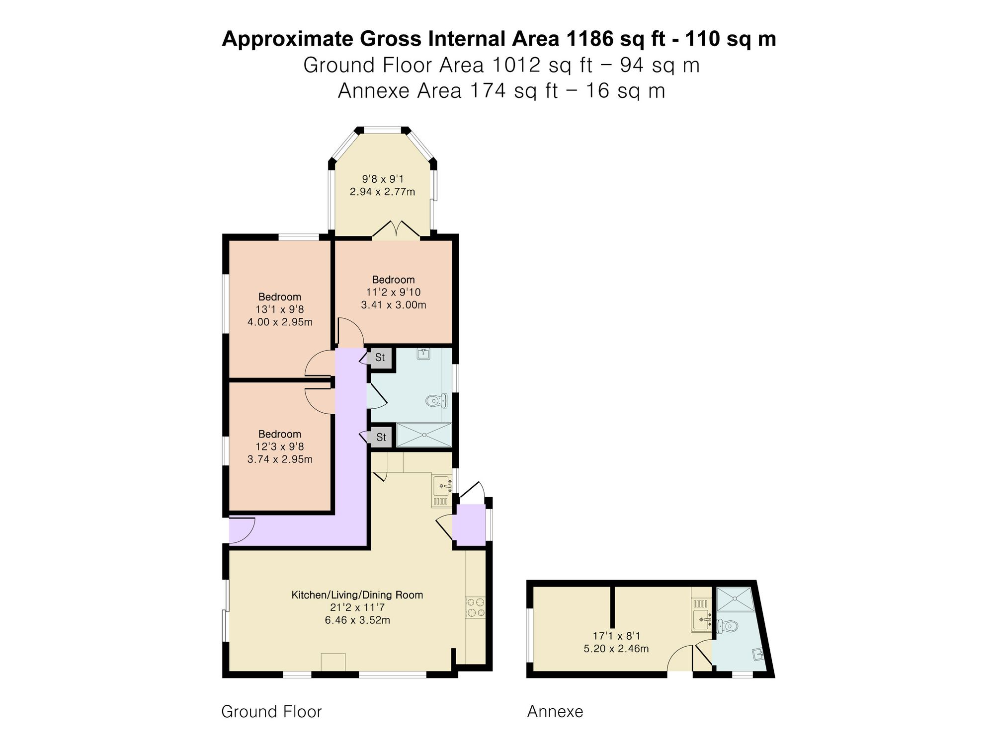 16 Gordons Close, Truro floorplan