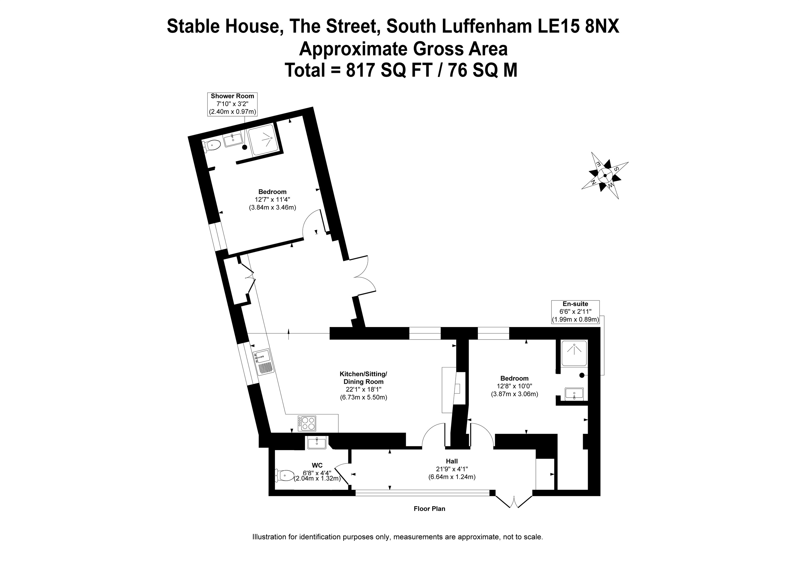 Stable House, 10a, The Street, Oakham floorplan