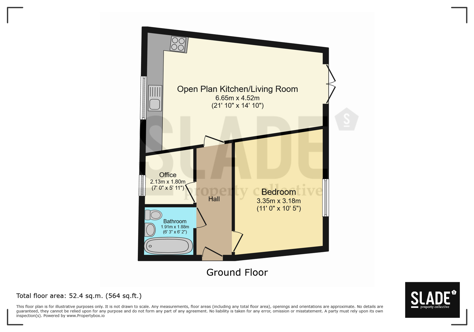 1, Dam Mill Close, Bilbrook, Wolverhampton floorplan