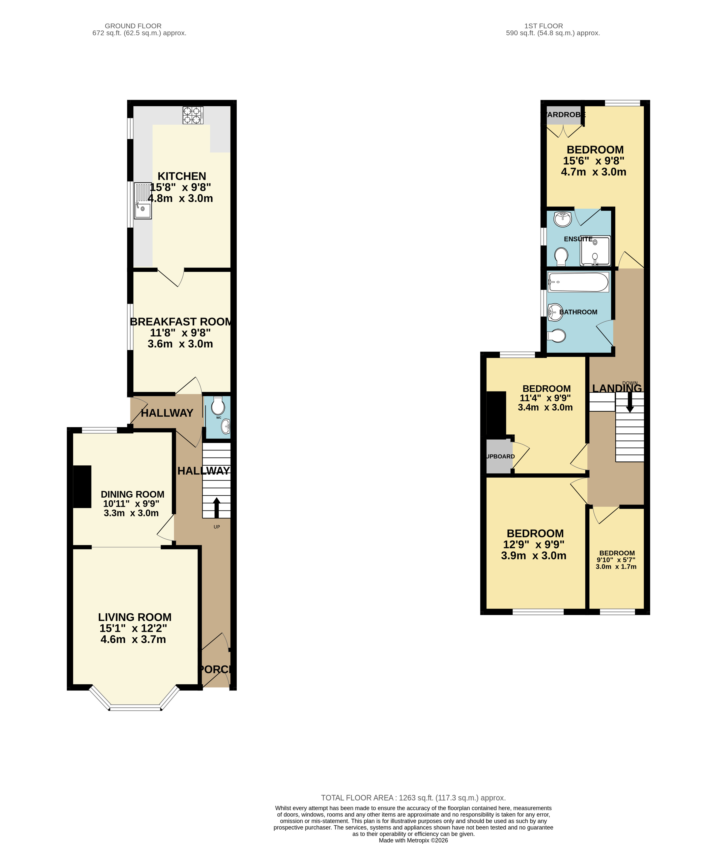 12, Summerland Avenue, Somerset floorplan