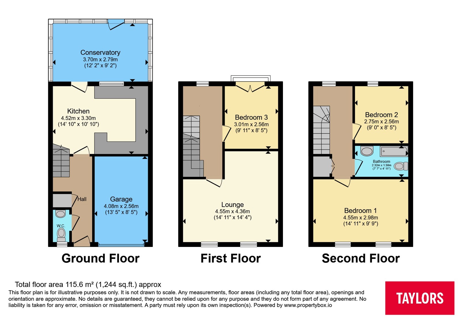 Avon Close, Bristol floorplan