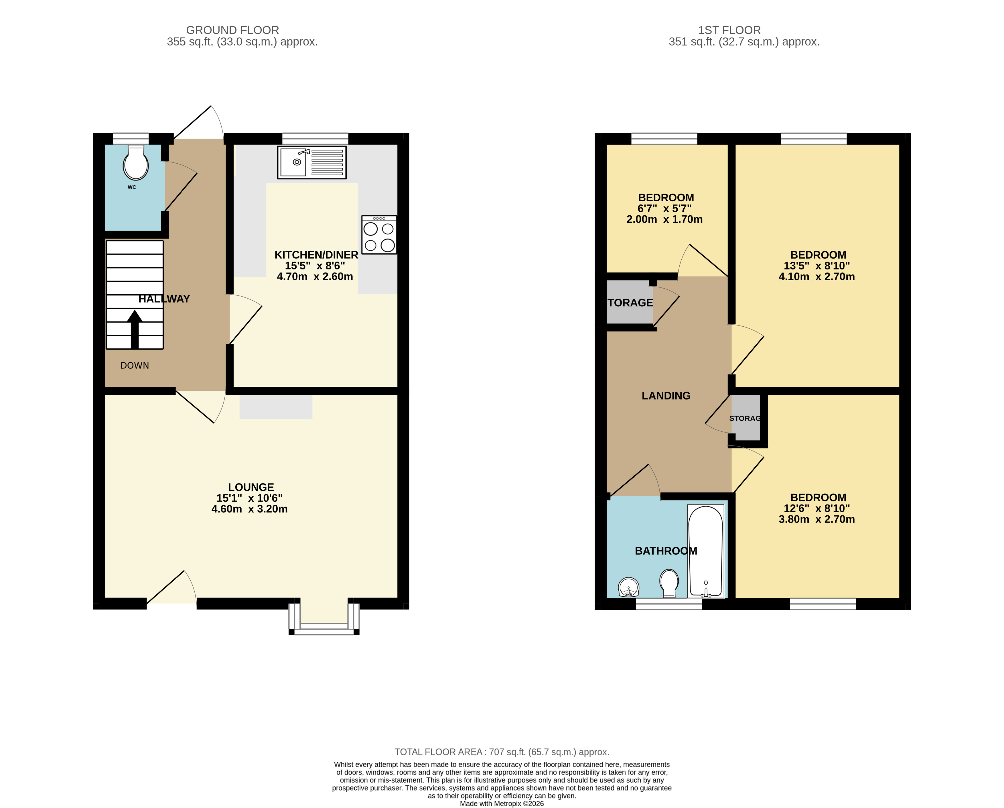 8f, Felix Road, Ipswich floorplan