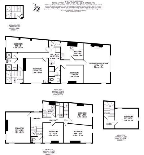 Room 3, 1A Little Clarendon St, Oxford floorplan