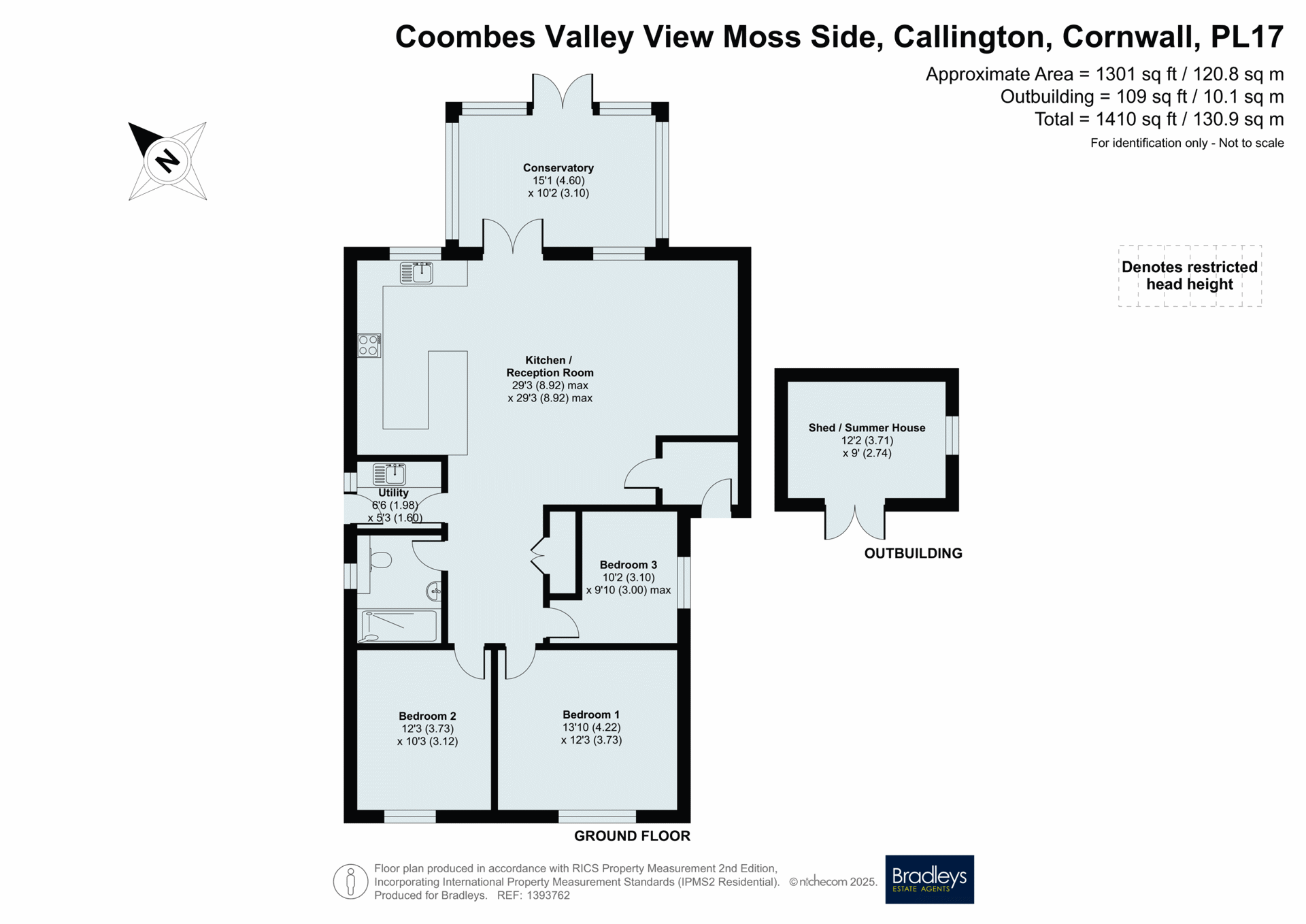 2 Coombes Valley View,, Moss Side, Cornwall floorplan