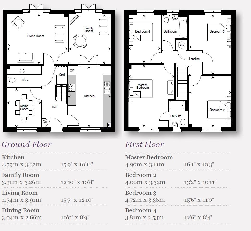 4 Bedrooms Detached house for sale in Oakbrook San Andres Drive, Newton Leys, Bletchley, Milton Keynes MK3