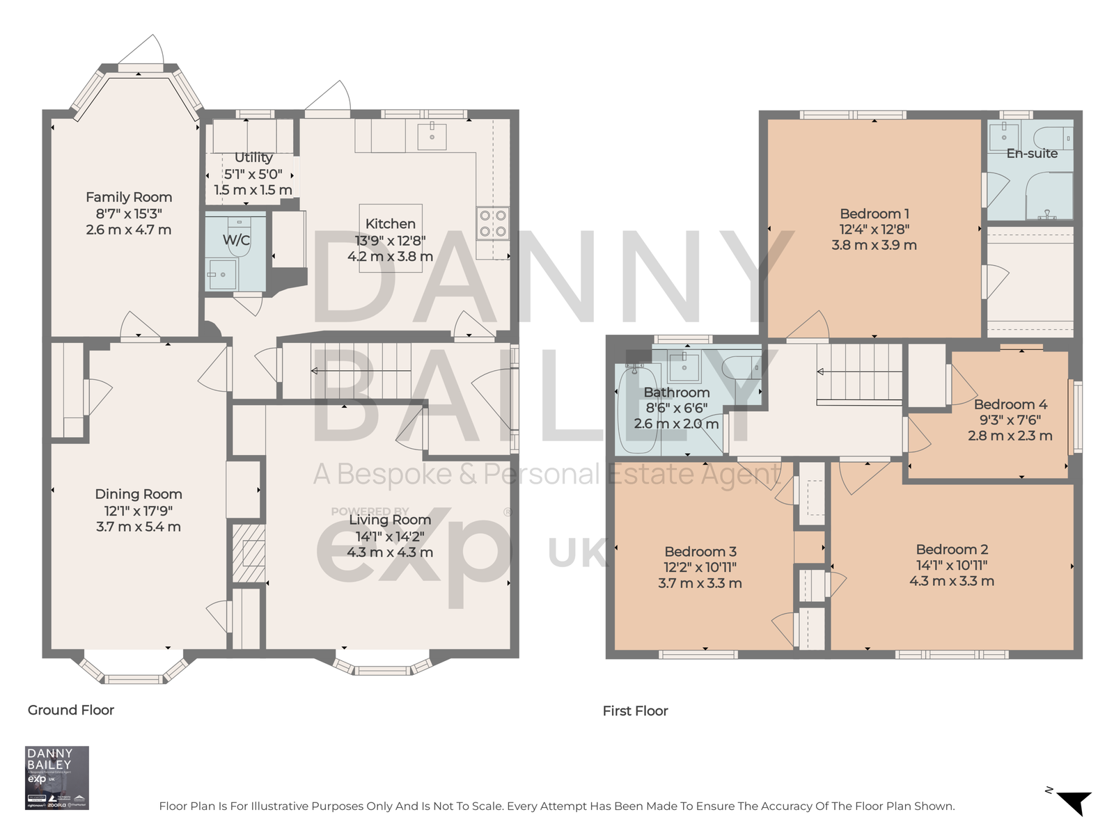 87, Parkfields, Harlow floorplan