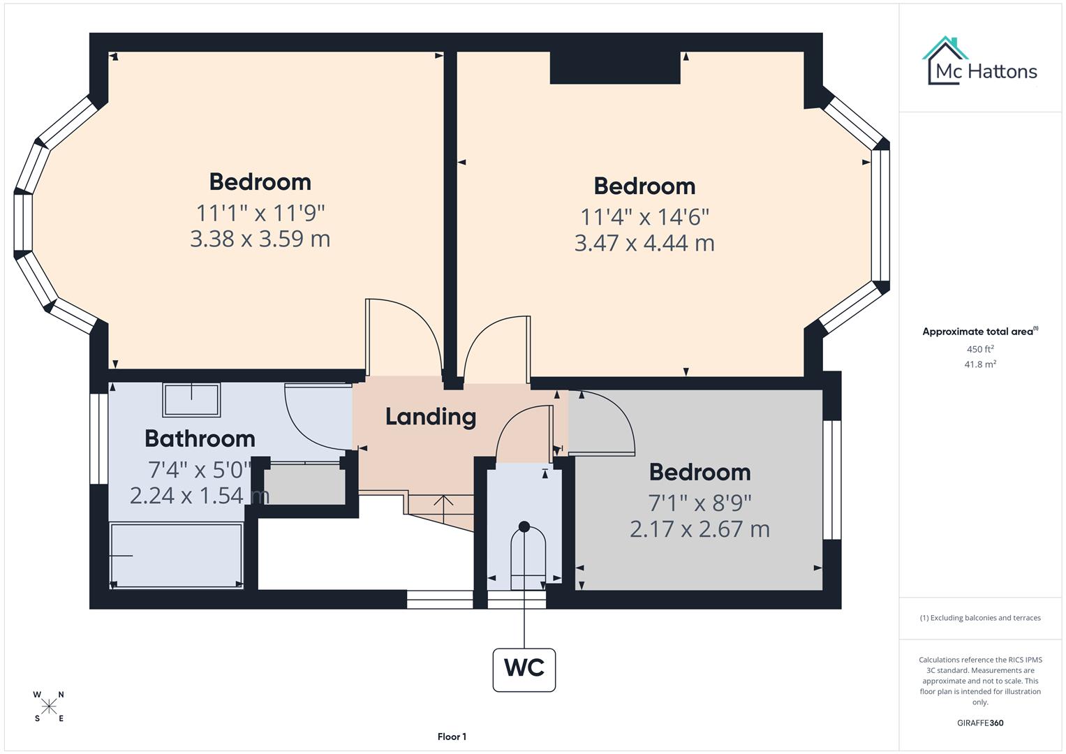 1, West Road, Porthcawl floorplan