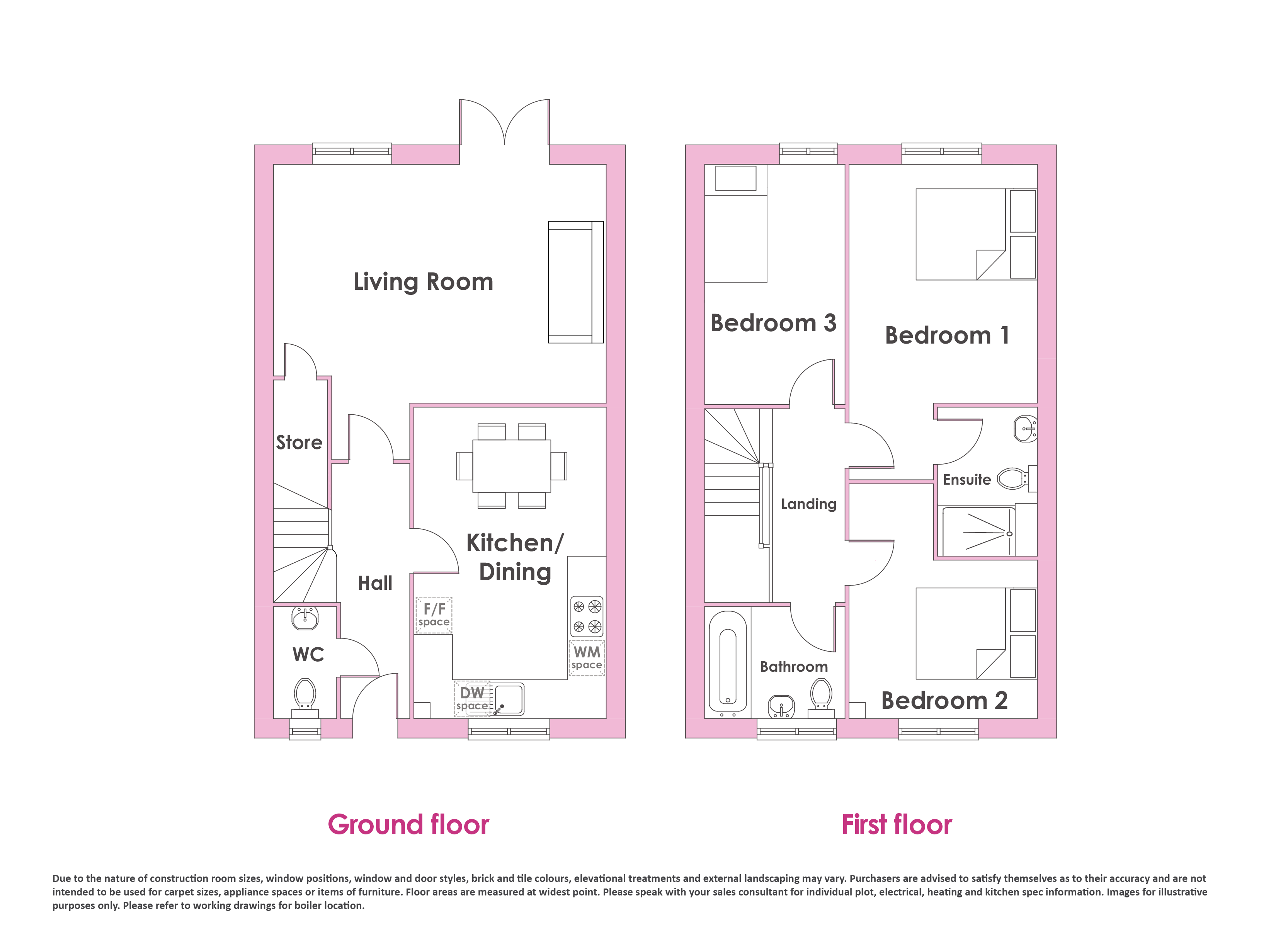 Nedge Hill, Telford floorplan