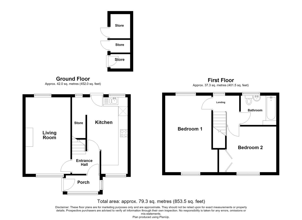 38, Windermere Avenue, Kirk Hallam floorplan