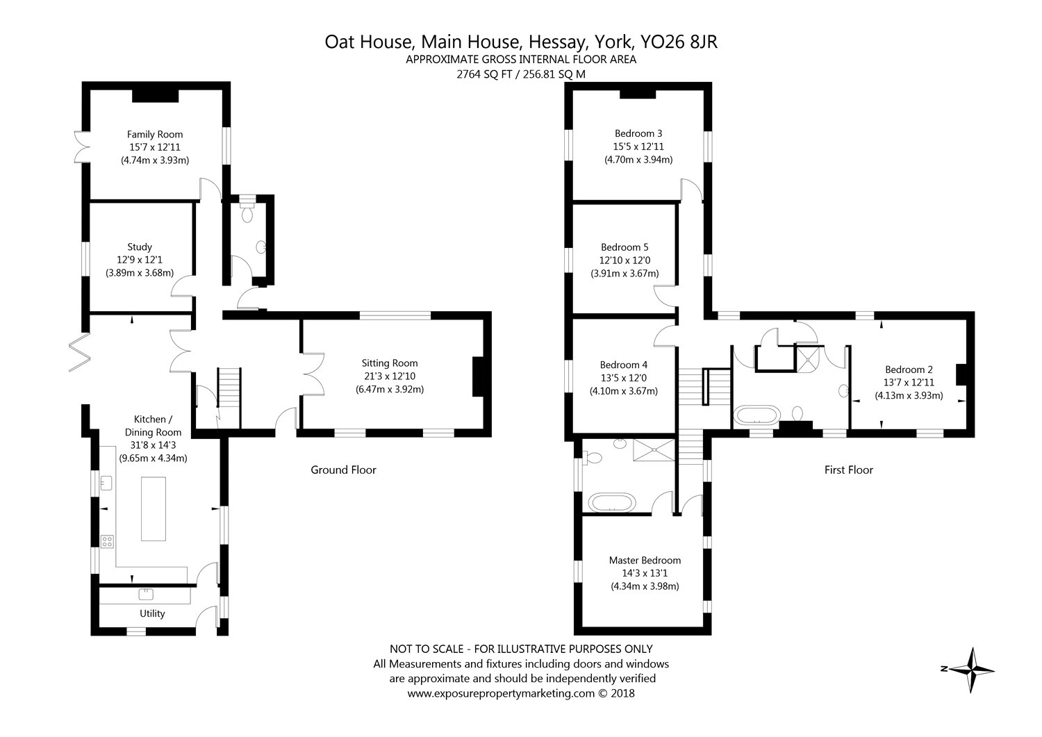 5 Bedrooms Detached house for sale in Main Street, Hessay, York YO26