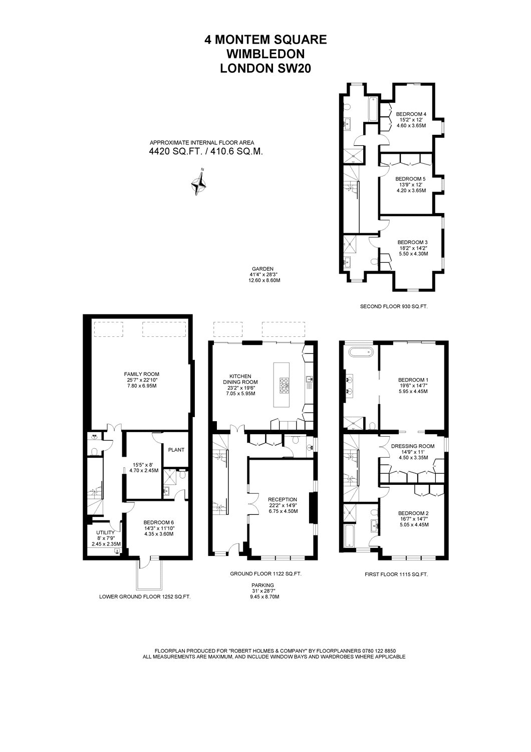 5 Bedrooms  for sale in Montem Terrace, Arterberry Road SW20