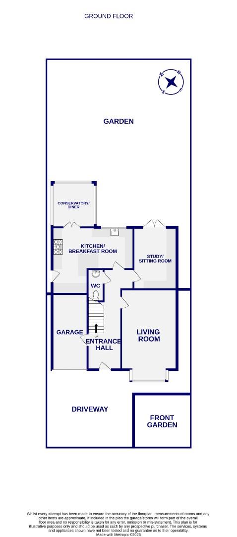 3, Learmans Way, York floorplan