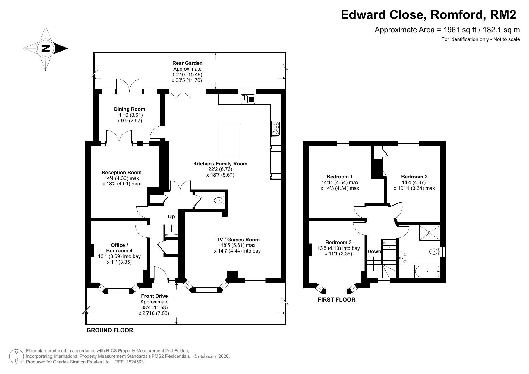 8 Edward Close, Romford floorplan