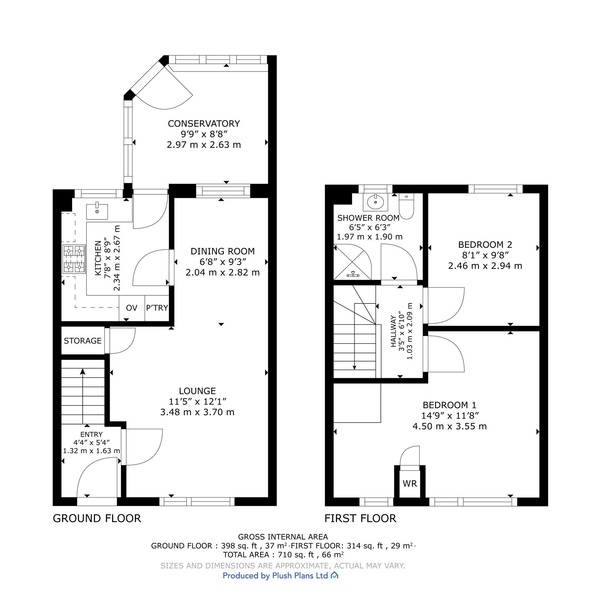 27 Glen Roy Drive, Glasgow floorplan