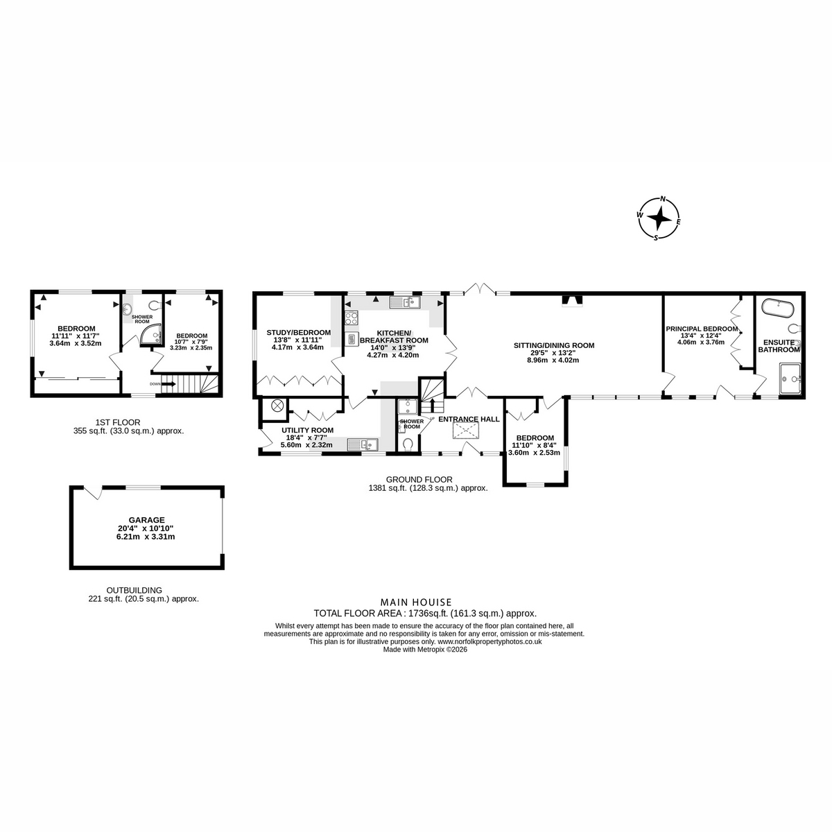 Vicarage Cottage, Church Street, Horsford floorplan