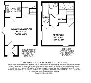 1 Bedrooms Semi-detached house for sale in Byfleet, Surrey KT14