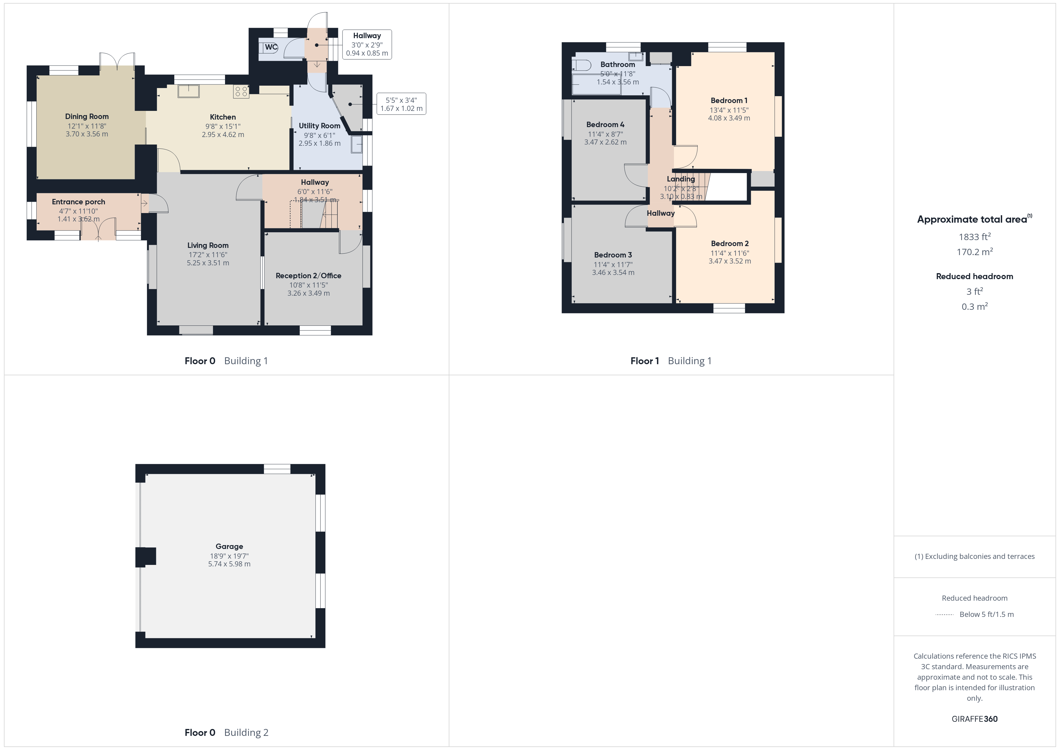 Jeannsmeadow,, Launcells, Cornwall floorplan