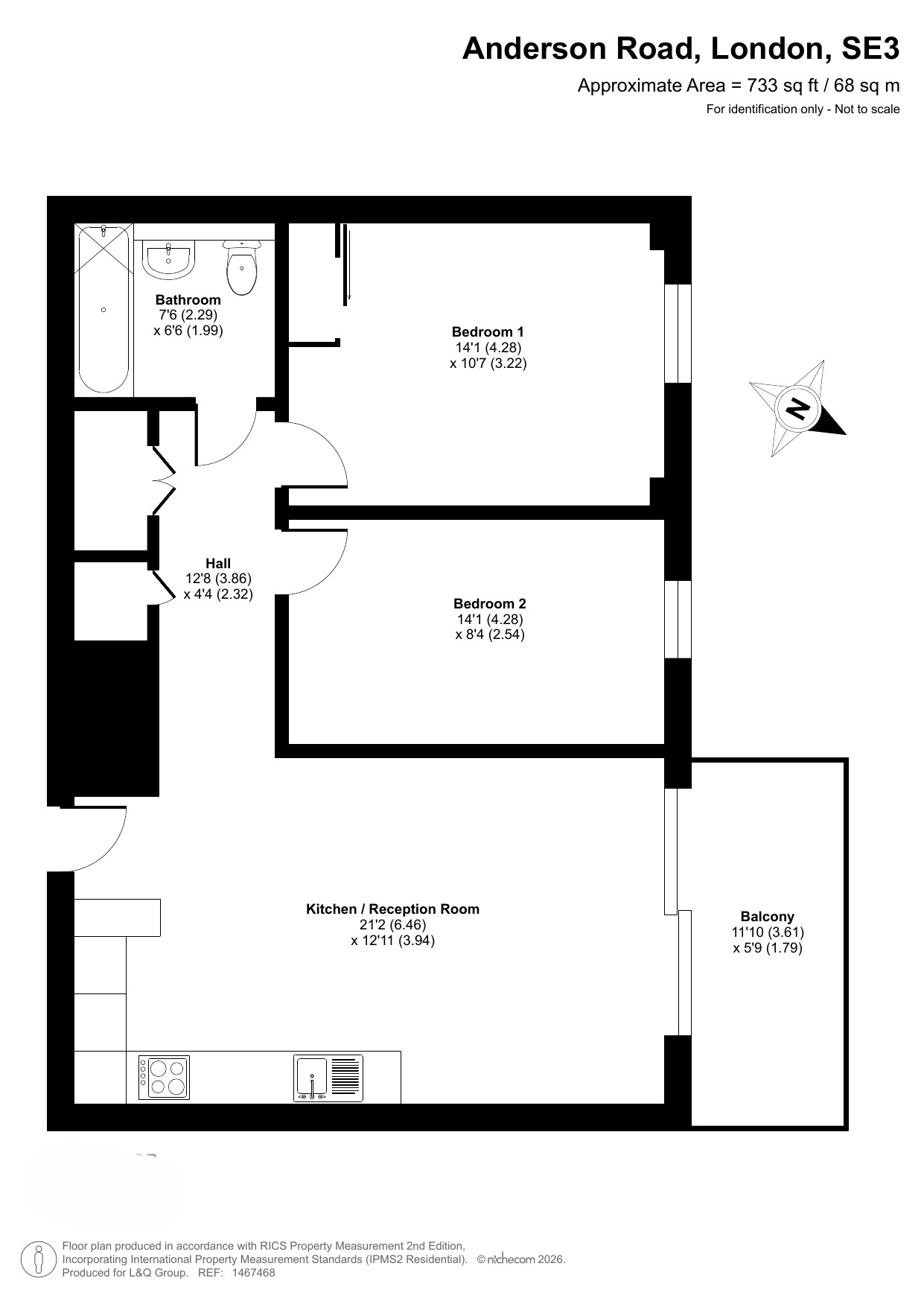 10 Anderson Road, Kidbrooke floorplan